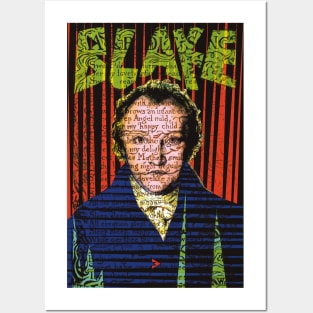 Williem Blake - A Rendering of his Self-portrait Posters and Art